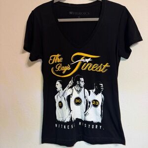 Heroics M Women’s Shirt Golden State Warriors Bay’s Finest Witness History